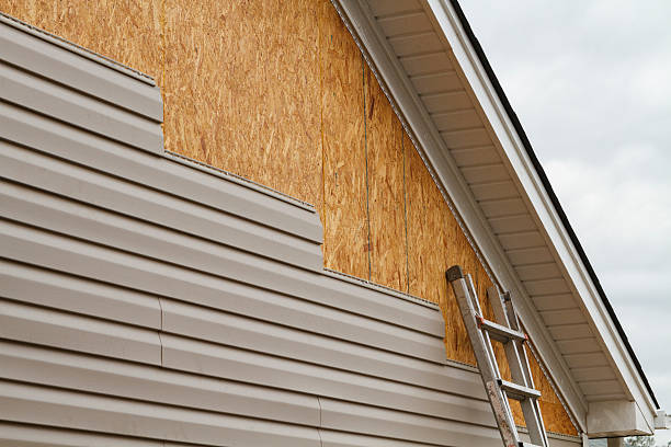 Professional Siding Replacement technician working in Hatfield, PA